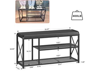 Entry bench 3 tier
