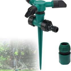 Sprinklers for Yard, 360Rotating Lawn Sprinkler, Sprinklers for Yard Large Area, Lawn Sprinklers, Powerful and Even Watering for Lawns and Gardens