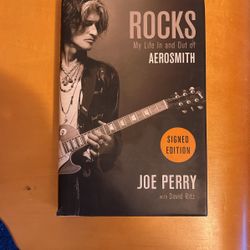 Joe Perry Rocks (Signed)