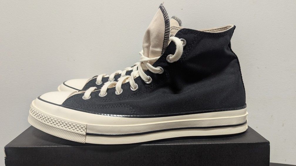Converse By You Custom Chuck 70 Hi Black White Men's Size 10.5 165504C