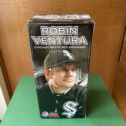Robin Venture #23 Chicago White Sox Manager Bobblehead In Box. 