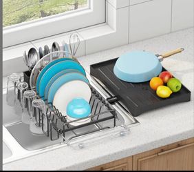 In sink drying rack