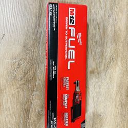 Milwaukee M12 FUEL 12-Volt Lithium-Ion Brushless Cordless High Speed 3/8 in. Ratchet (Tool-Only)