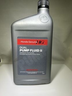 Honda dual pump fluid