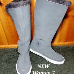 NEW Converse All Star Beverly Knee high XX-HI boots Women 7