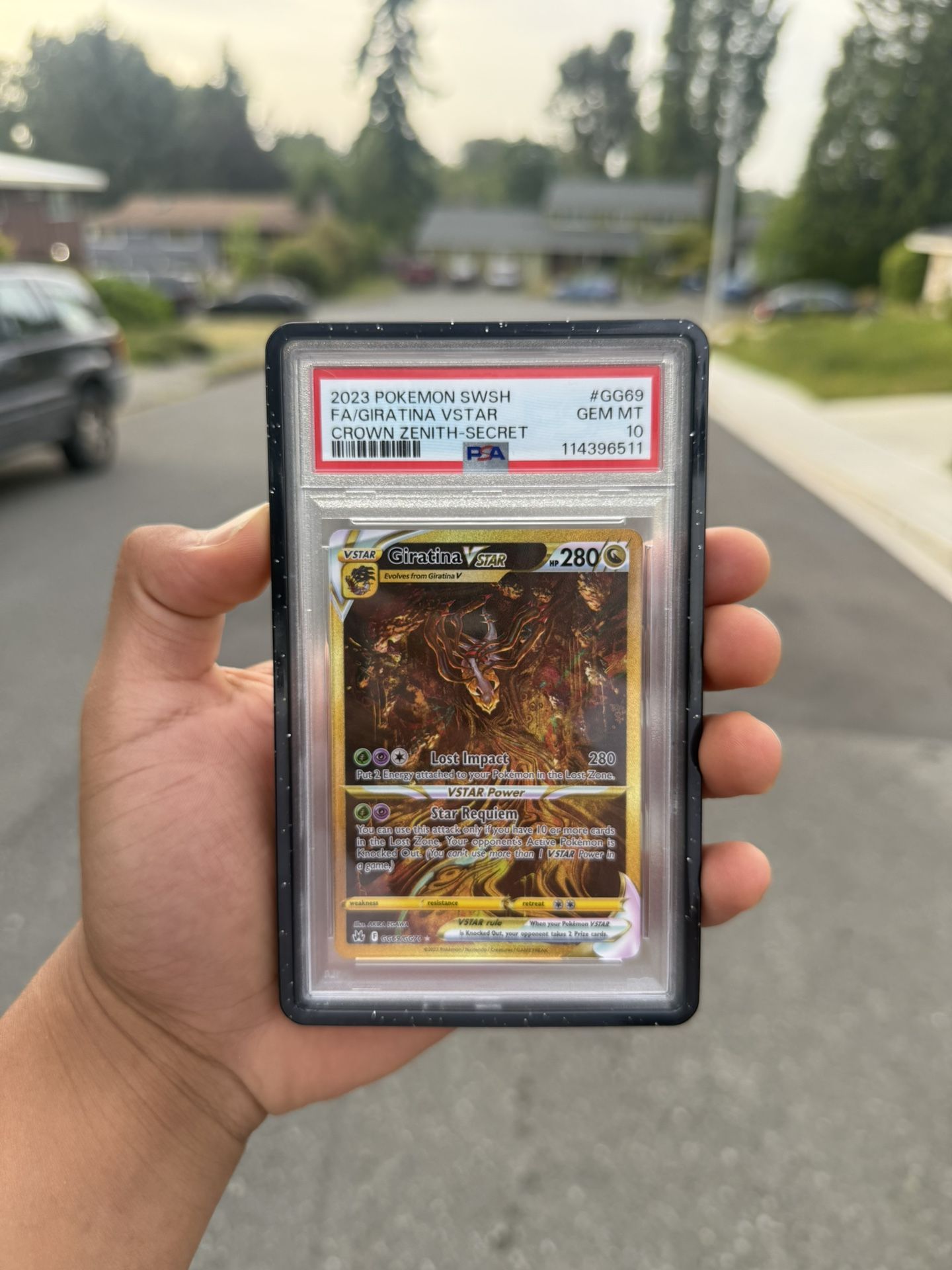 Giratina VSTAR GG69/GG70 PSA 10 Gold Alt Secret Pokemon Crown Zenith