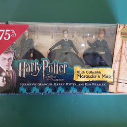 harry potter and the order of the phoenix action figures with collectable marauders map