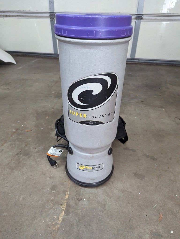 Super Coachvac Back Pack Vacuum