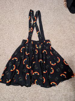 Disney Rainbow Suspender Skirt