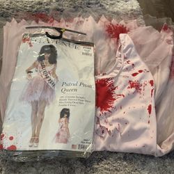 bloody prom queen costume Small 