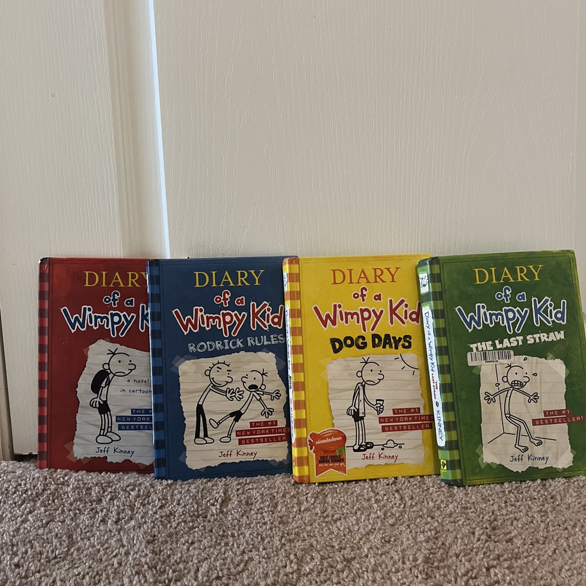 Diary Of A Wimpy Kid Books 1-4