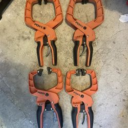 Pony Hand Clamps (2) 2” & (2) 4”