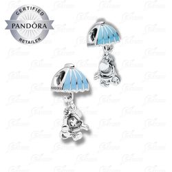 PANDORA -Disney Jiminy Cricket Dangle -SS - Retired! - New!