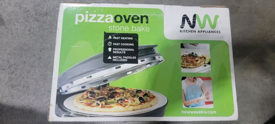 Wave NW Kitchen Appliances Electric Oven Stone Bake Pizza Maker