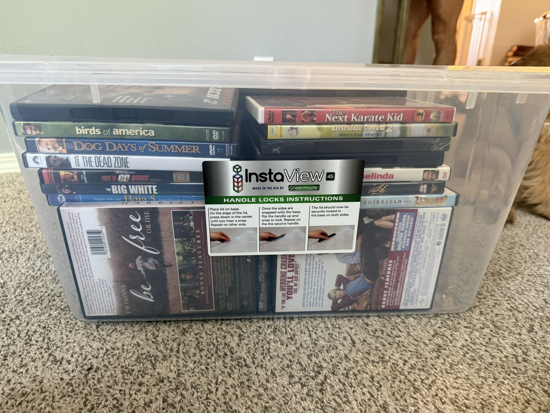 Box Of DVD Movies