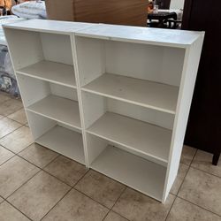 White Book Shelves 