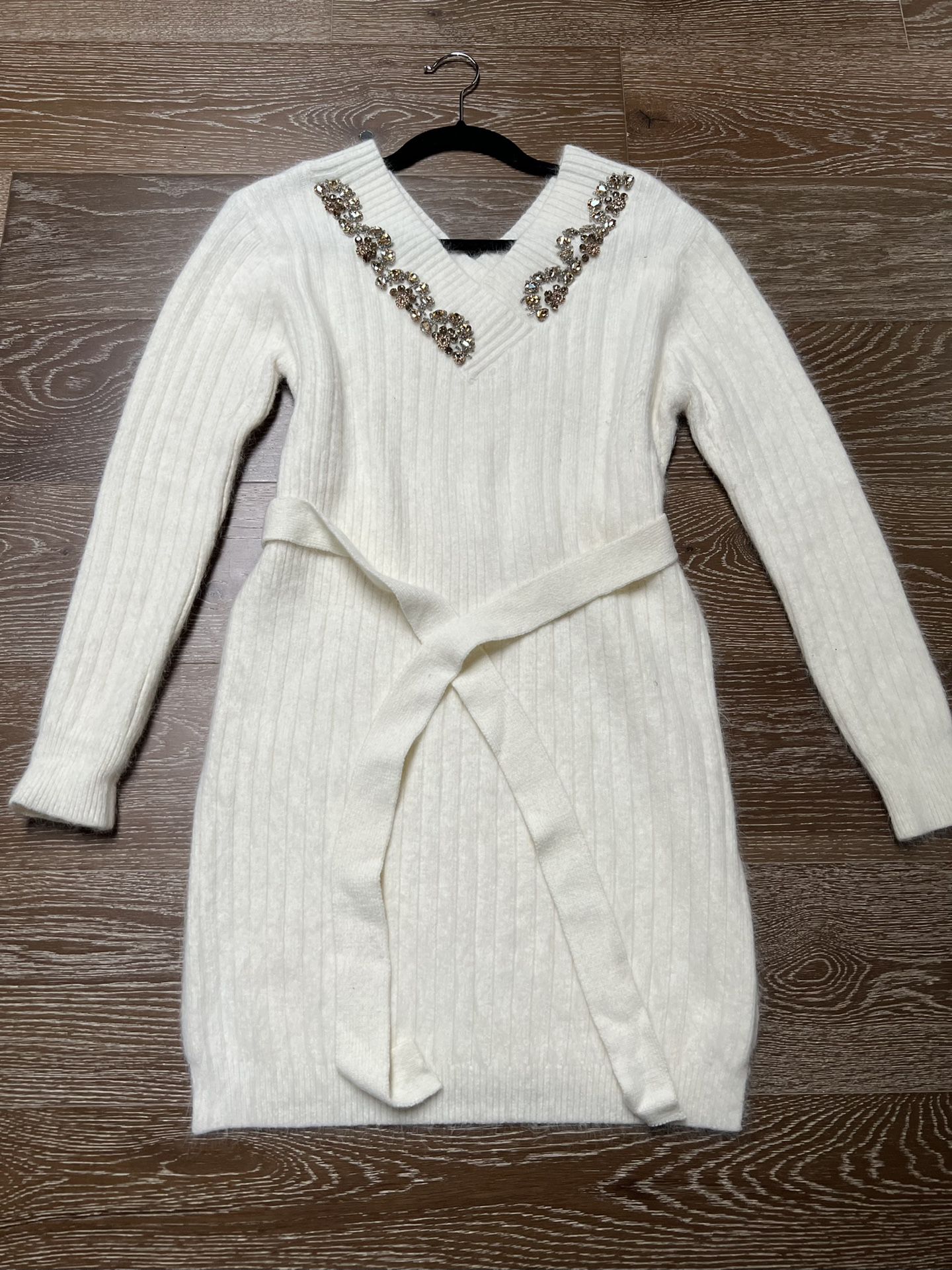100% Cashmere Sweater Dress Size M
