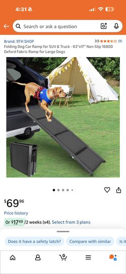Dog car ramp 