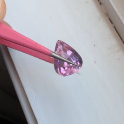 8.15Ct Natural Pink Kunzite Gemstone pear Cut From Afghanistan