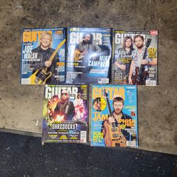 5 Guitar World Magazines