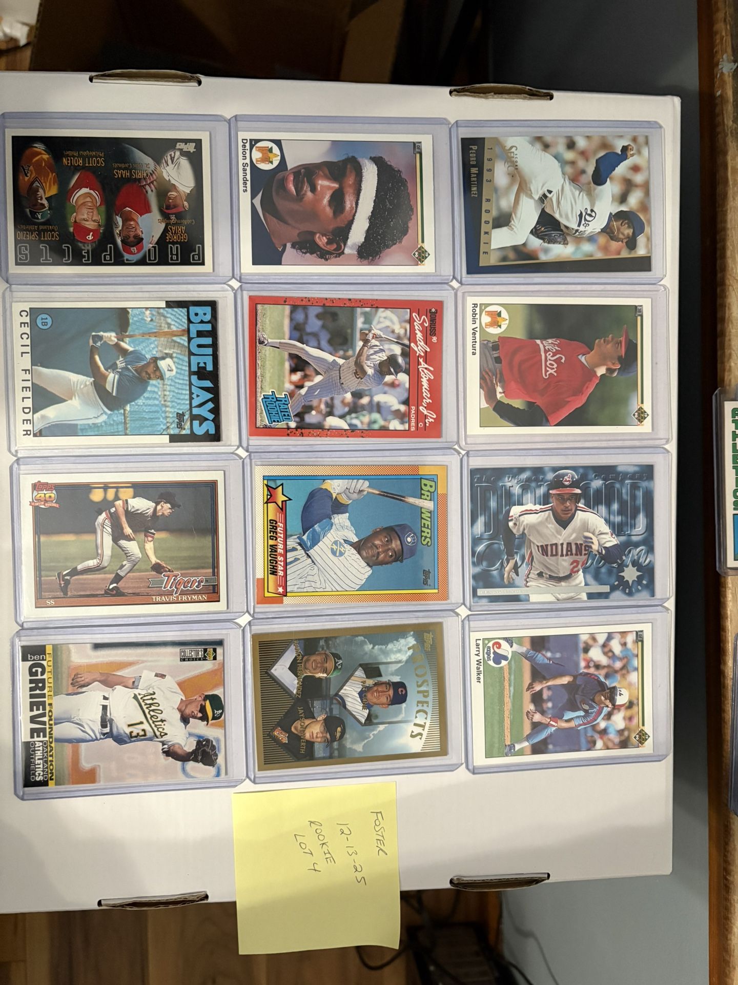 Baseball Rookie Lot Christmas Gifts