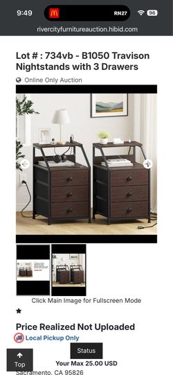 New In Box 2 Matching Nighstands
