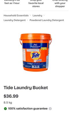 Tide Buckets Detergent