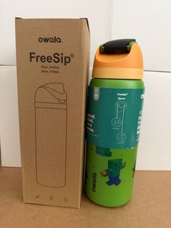 Owala x Minecraft FreeSip Insulated Stainless Steel Bottle with Straw