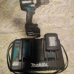 Makita 1/2 Impact With 2 Batteries And Badass Charger