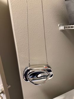 Silver Metallic Shoulder Bag / Crossbody Bag – Like New