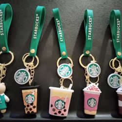 Starbucks Inspired Keychains