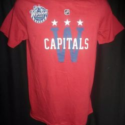 Washington Capitals NHL Holtby #70 Men's Winter Classics Reebok Shirt T Tee Top Size Xl Extra Large  Cotton 
