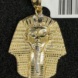 14k Gold Pharaoh Pendant 