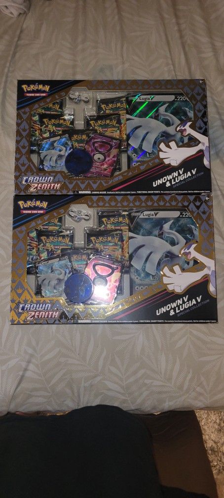 Crown Zenith Unknown & Lugia Special Collection Box