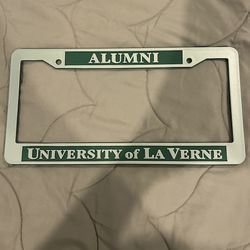 University of La Verne License Plate Frame