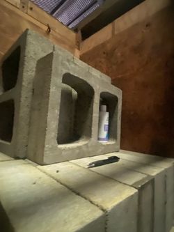 Cinder blocks
