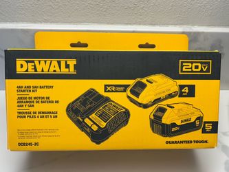 Dewalt 5.0 and 4.0 powerpack kit