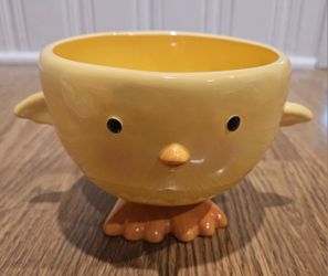 Yellow Chick Ceramic Bowl