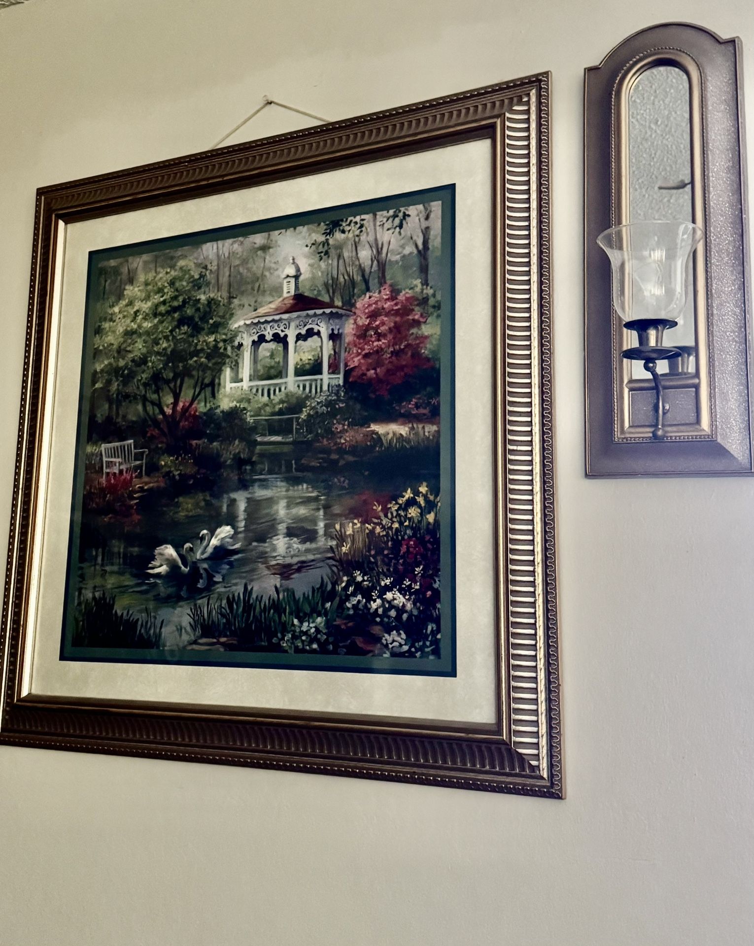 HOME INTERIORS“Vintage” Picture Wood Frame Measures 32” X 32” Large Size!