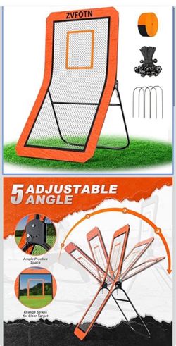 4x7 Lacrosse Rebounder Net – Adjustable Sports Training Net –