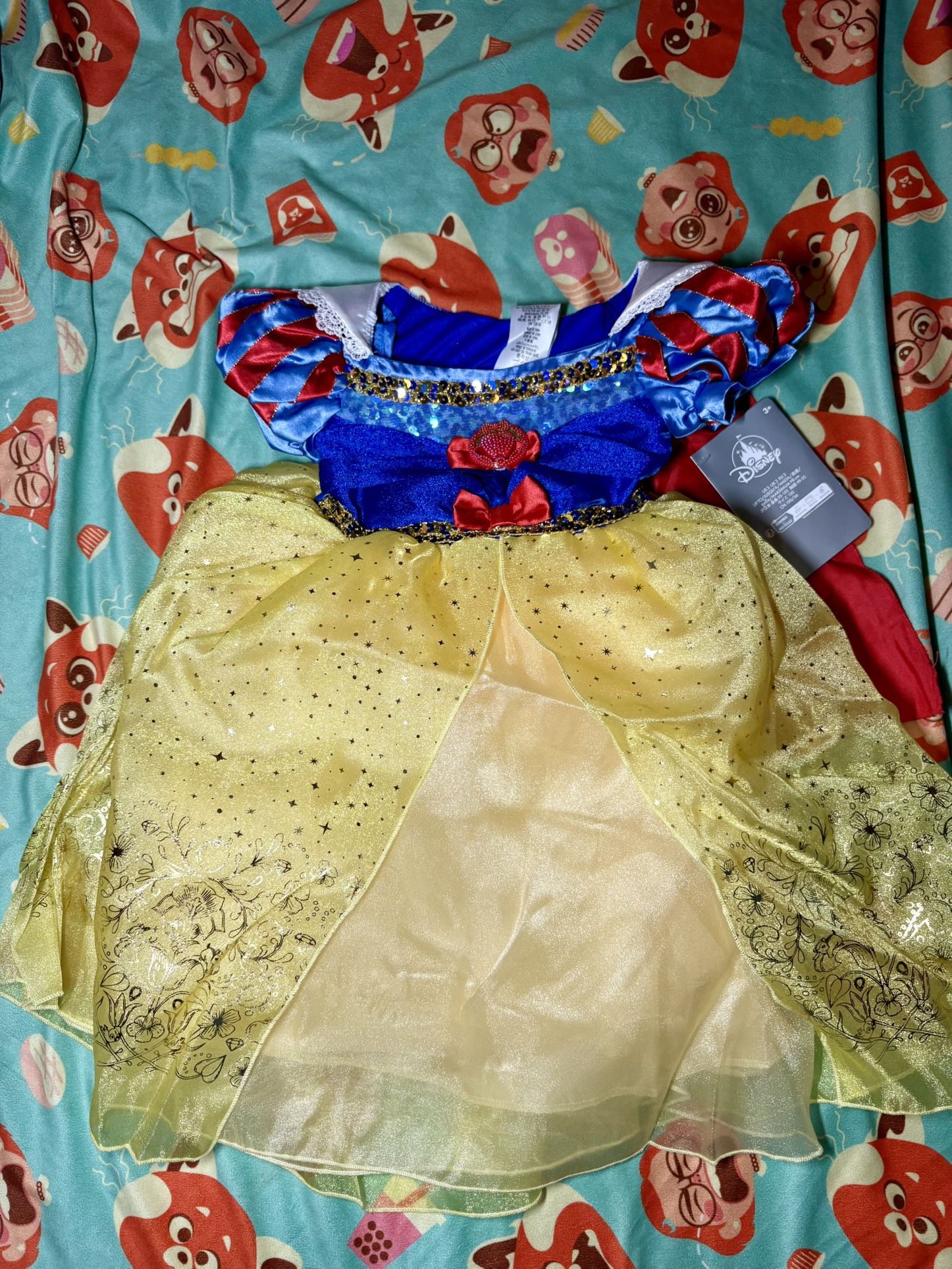 Disney Girls Snow White /Blanca Nieves Costume Dress  