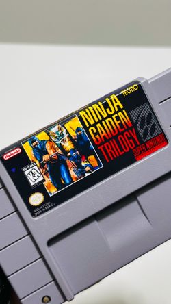 Ninja Gaiden Trilogy For Super Nintendo SNES Game Cartridge