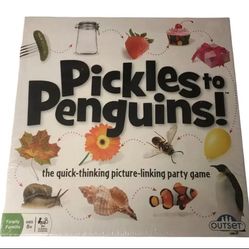 New Sealed Pickles To Penguins Picture Linking Party Game