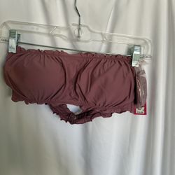 BNWT Women’s Bikini Top, Bandeau, Xhilaration, Size Large