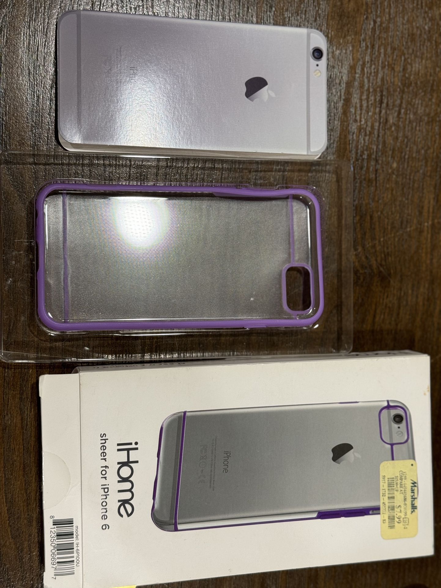 iPhone 6, 64 Gb With New Purple Case