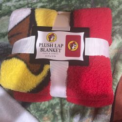 Buc-ees Plush Lap Blanket 