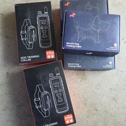 $25 Each Remote Controlled Dog Training Collar Shock Vibrate Sound