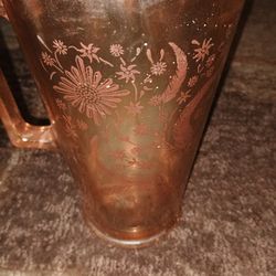 Carnival Glass Pitcher