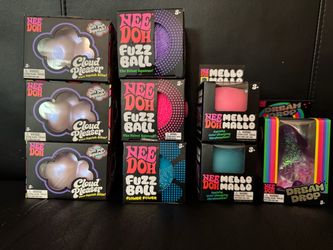 Needoh cloud pleaser fuzz ball mello mallo dream drop squishies