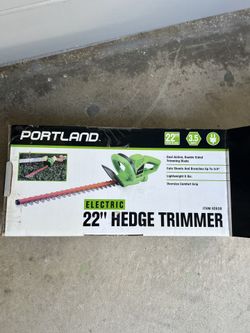 PORTLAND 22 in. Corded Electric Hedge Trimmer